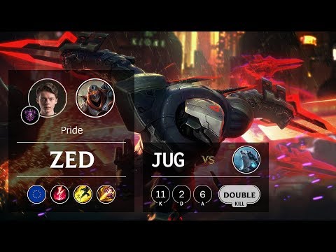 Zed Jungle vs Volibear - EUW Master Patch 9.6