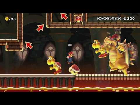 Die Bowser die! |Dif★★★★☆ by Pyro YT - Super Mario Maker - No Commentary 1bm