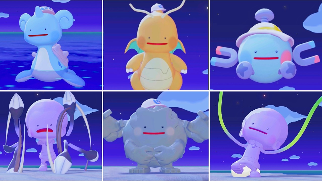 『メタモン』全変身集【ぽこポケ】【ぽこあポケモン】