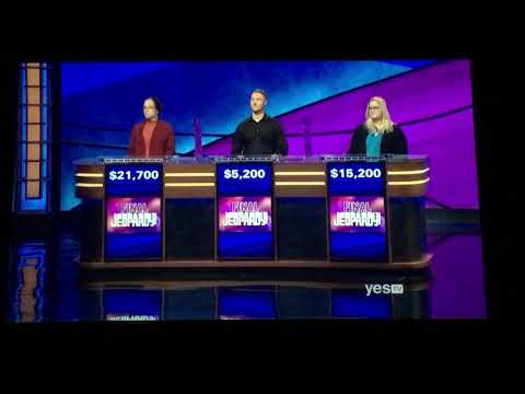 Final Jeopardy, SCORE CHANGE for one player 😳 Jennifer Quail Day 4 (12/9/19)