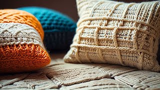 60 Ideias de Almofadas de Crochê - #modelosdetricô #crochê #projeto #tricotado #tricofacil