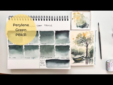 The big Perylene Green PBk 31 comparison.