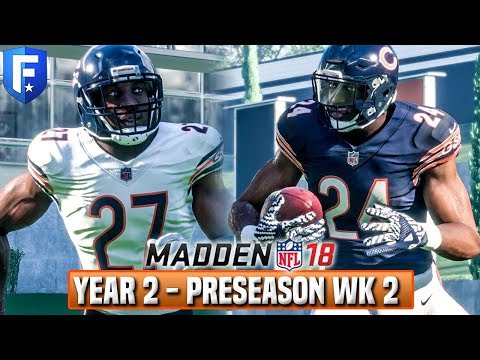 Year 3 Preseason Weeks 2 & 3  - Madden 18 Bears Franchise