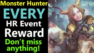 MHW: All High Rank Event Quests Rewards  *UPDATED for Iceborne* | Guide