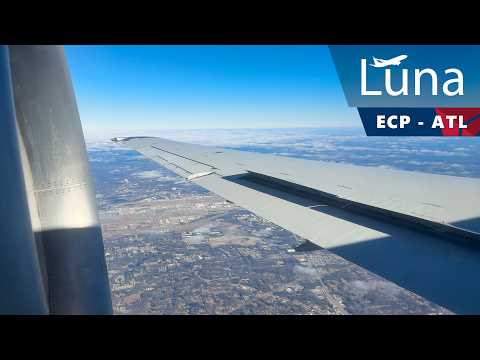 Full Flight - Delta Airlines Boeing 717-200 Flight From Panama City to Atlanta