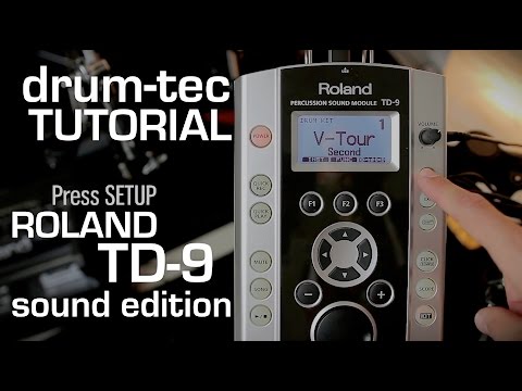 Roland TD-9 tutorial: How to load the drum-tec Special Acoustic sound edition