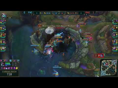 Worlds 2017 Championship - FNC Vs. RNG - Mlxg Baron Steal