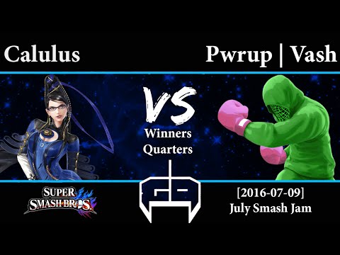 [2016-07-09] Wii U - Calculus (Bayonetta) vs Pwrup | Vash (Little Mac) WQ