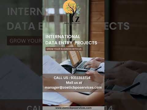 12 hours online data entry international projects, pan india