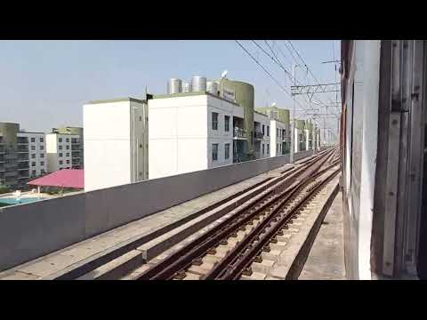Train skips 5 stations in 8 minutes. Ordinary train skipping commutor stations in Bangkok's red line