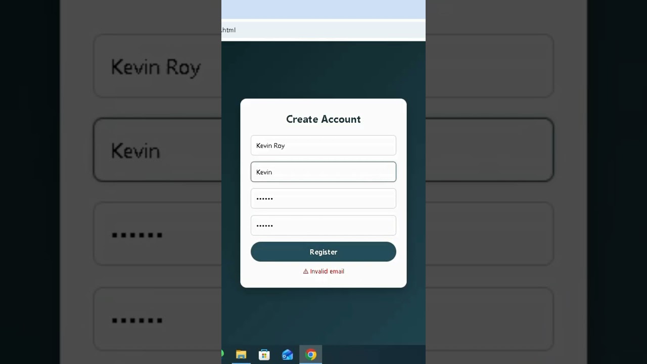 Registration Page Using HTML, CSS & JavaScript #bitcoin #pythonanddjangofullstackwebdeveloper