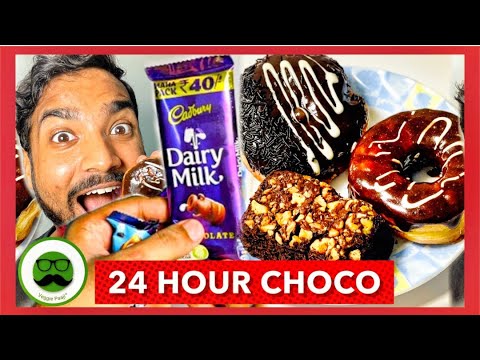 24 Hour Chocolate Food Challenge | Veggie Paaji