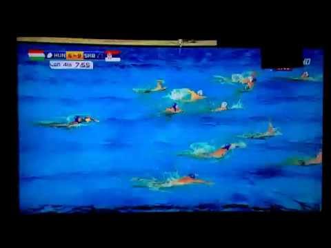Water polo Hungary - Serbia FINAL European championships Budapest 2014