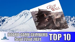 Top 10 Board Game Climbers for Week Ending in September 22nd 2021