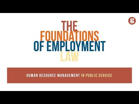 The Foundations of Employment Law