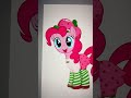 Fusión De Frutillita Y Pinky Pie Dibujo Digital Adorable