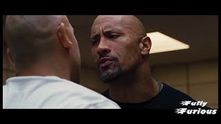 Fast & Furious 6 (2013) Rock investigating scene