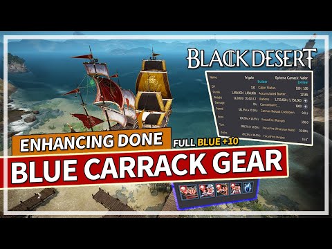 I AM FINALLY DONE Enhancing Full Blue Carrack Gear +10 VALOR | Black Desert