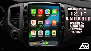 How to Install 12.1" Android Plug and Play Unit from Cidava (Toyota Tacoma 2005-2015)
