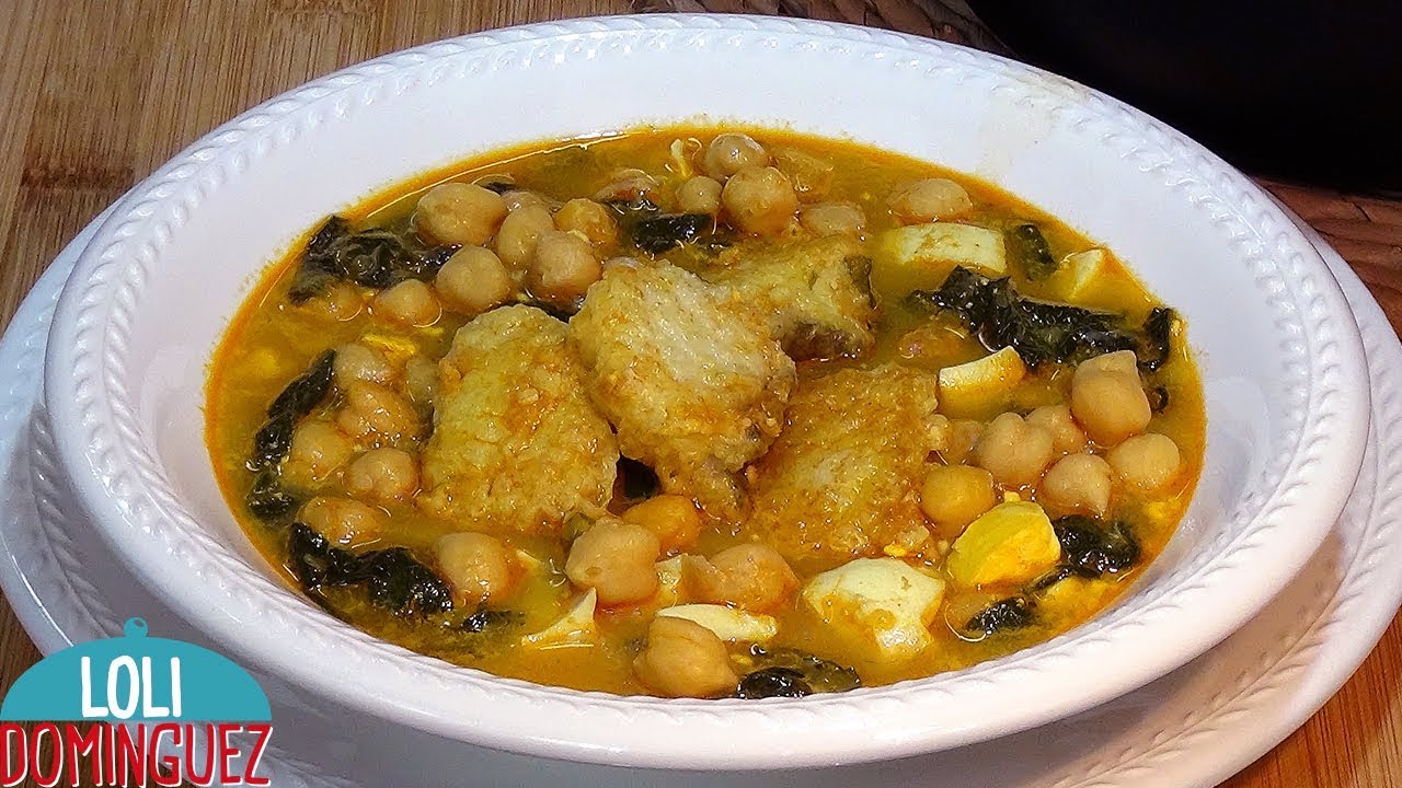 Watch POTAJE RÁPIDO DE GARBANZOS CON BACALAO Y ESPINACAS. Loli Domínguez - Recetas paso a paso, tutorial Now POTAJE RÁPIDO DE GARBANZOS CON BACALAO Y ESPINACAS. Loli Domínguez - Recetas paso a paso, tutorial