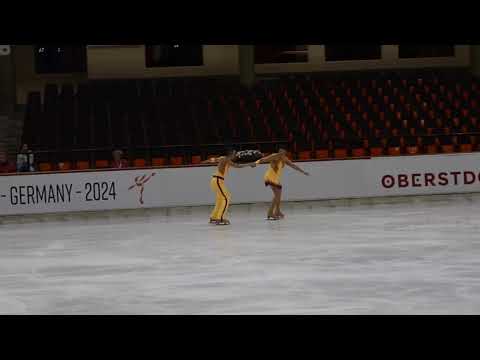 Daria Stiegler / Adrian Stiegler - ISU Adult 2024  Oberstdorf - Adult Pairs