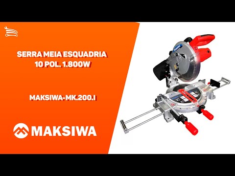Serra Meia Esquadria MK.200I 10 Pol. 1.800W  - Video