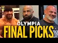 OLYMPIA FINAL PICKS | Fouad Abiad, Guy Cisternino & Paul Lauzon | Bro Chat Olympia Special