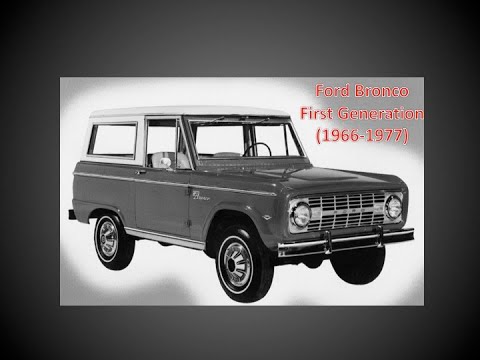 Ford Bronco First Generation (1966-1977)