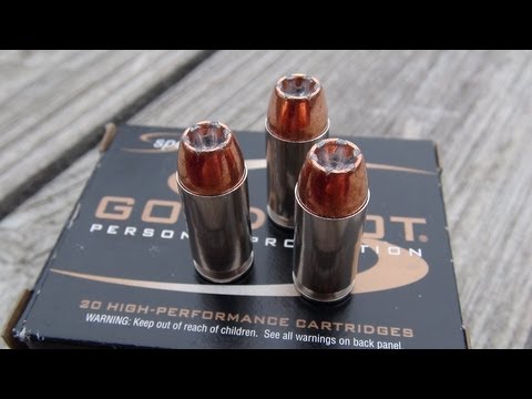 .40 Speer Gold Dot 165 gr JHP Gel Ammo Test