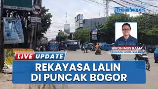 Atasi Kemacetan di Sejumlah Titik, Polisi Lakukan Rekayasa Lalin di Kawasan Wisata Puncak Bogor