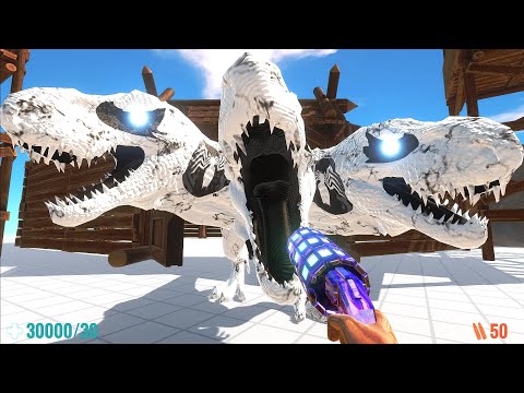 DEATH RUN FORT vs VENOM T-REX | FPS PERSPECTIVE - Animal Revolt Battle Simulator
