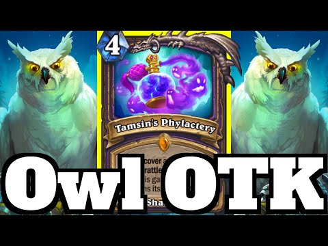 Tamsin's Phylactery Humongous Owl OTK! It's a Real HOOT!! | Hearthstone