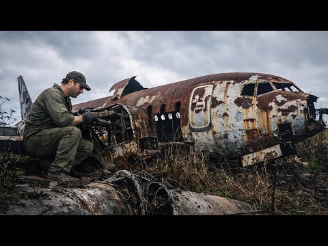 ASMR Military Aircraft Restoration  WWII Spitfire Full Flight-Ready Revival from Wreckage