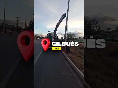 Obra de Iluminação Pública em Gilbués-PI