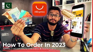 how to order on aliexpress ali baba in pakistan in 2023 new tax on ali express online order custom