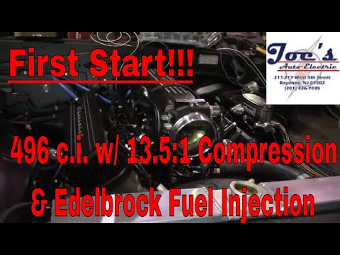 Edelbrock ProFlo 4 is Alive!!! First Start!!!! Far Better Sound!