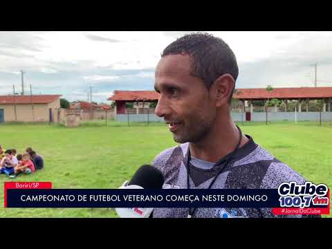 BARIRI: CAMPEONATO DE FUTEBOL VETERANO COMEÇA NESTE DOMINGO