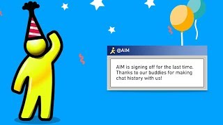 AOL Instant Messenger Is Shutting Down! GOODBYE AIM! | What's Trending Now!