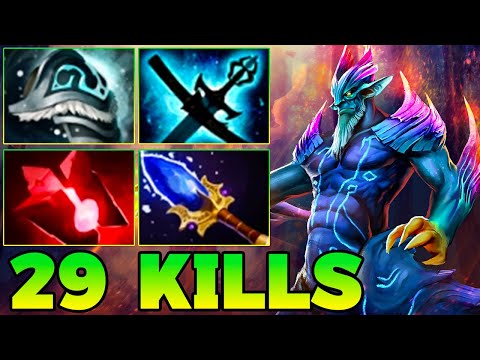 29 Kills Leshrac Dota 2 Mid Lane Pro Gameplay Carry Support Build Guide Offlane 7.40