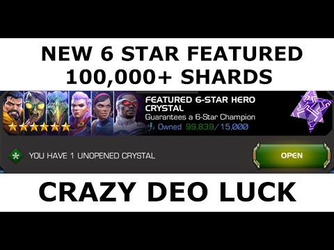 This Made Me SO HAPPY! NEW 6 STAR Featured DEO LUCK! 100K Shards Crystal Opening!  MCOC
