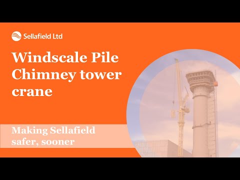 Windscale Pile Chimney tower crane