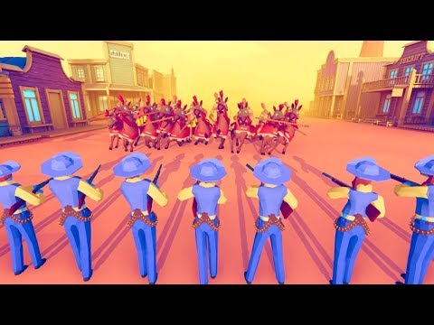 10 Deadeyes vs 10 Jousters in TABS with Wild West Fraction Update