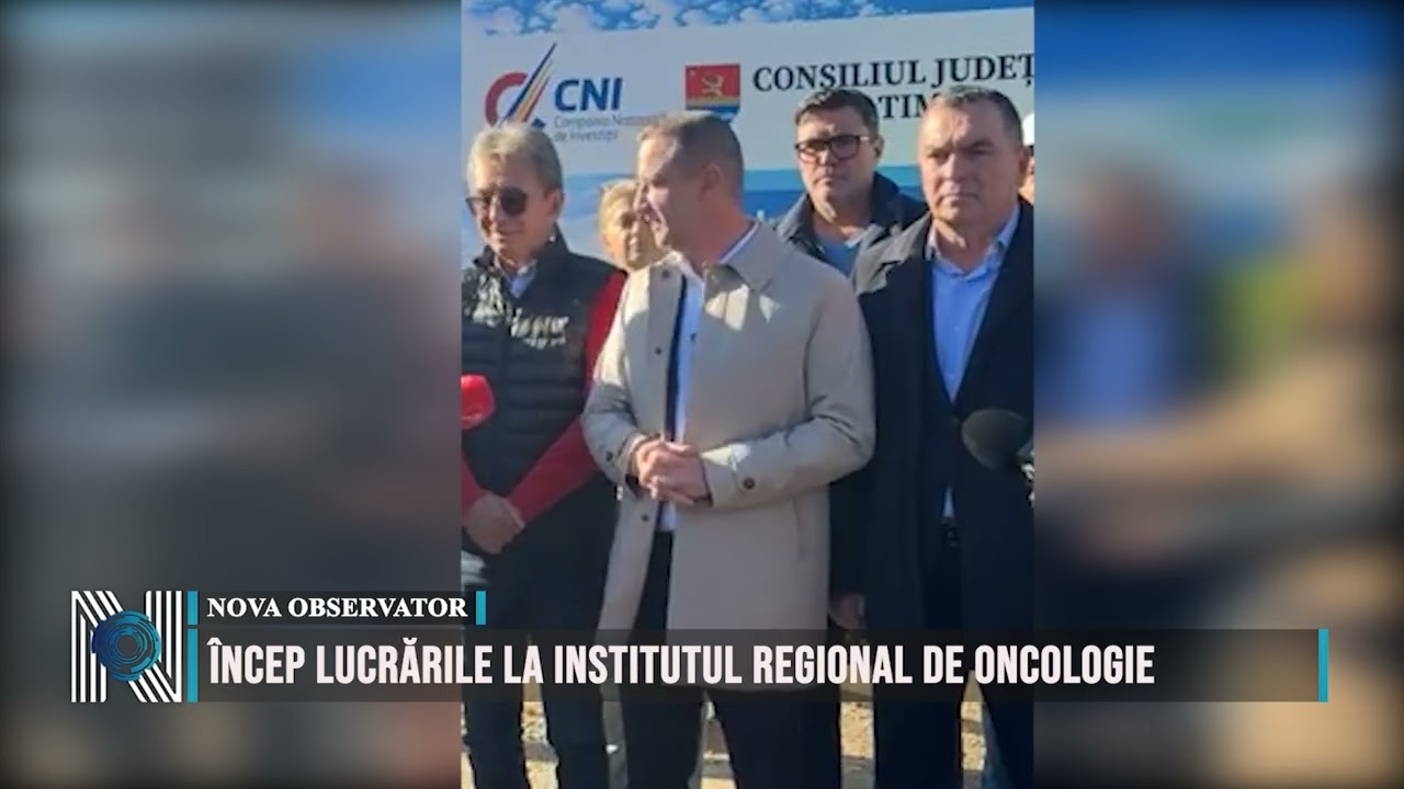 Încep lucrările la Institutul Regional de Oncologie