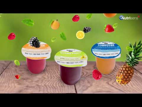 Nutrisens Hydrafruit Sucrée Niveau 4 Eau épaissie Fruits Rouges 24pots/125ml
