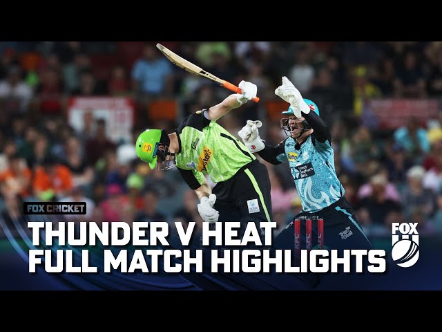 Sydney Thunder Vs. Brisbane Heat – Full Match Highlights | 12/12/23 | Fox Cricket