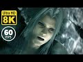 FINAL FANTASY VII Advent Children Sephiroth VS Cloud 8K 60 FPS Remastered With Machine Learning AI