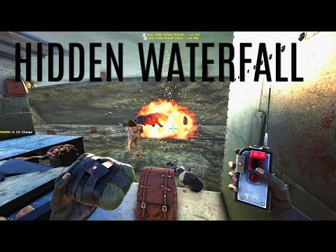 HIDDEN WATERFALL RAID and Crafting Gear - Official 6 Man Tribes (E23) - ARK Survival
