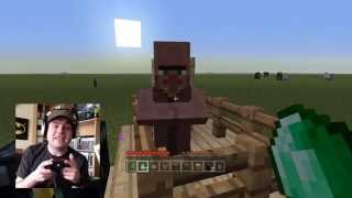 Minecraft Xbox 360 Title Update 14 Emeralds, Ender Chest, Trading With Villagers Gameplay