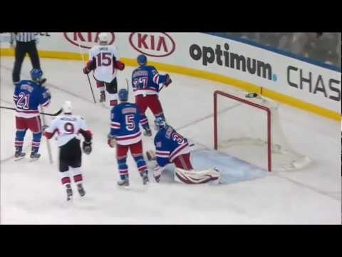 Zack Smith Goal (Ottawa Senators vs New York Rangers Mars 8, 2013) NHL HD