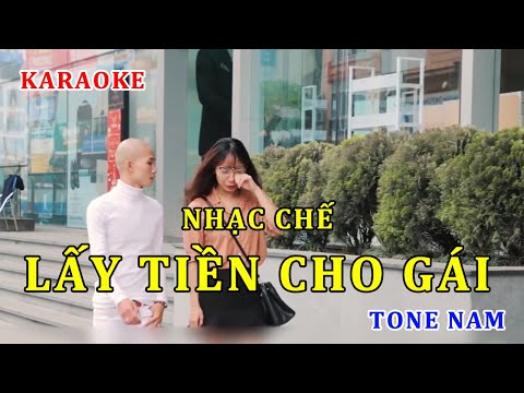 Karaoke Nhạc Chế Lấy Tiền Cho Gái Tone Nam | Lại Nhớ Người Yêu Chế | Chế TV